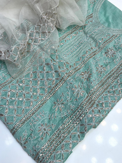 Paper Cotton Gota work Collection